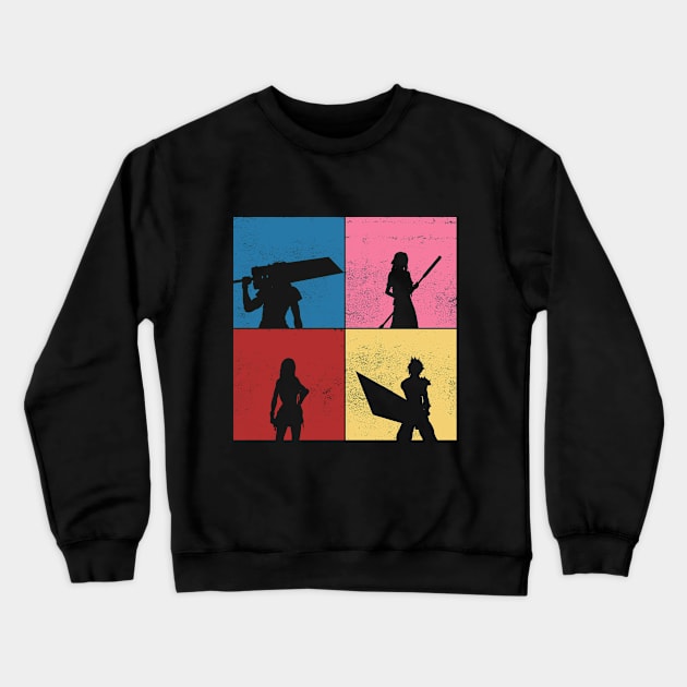 Crossed Fates - Textless Crewneck Sweatshirt by azubre